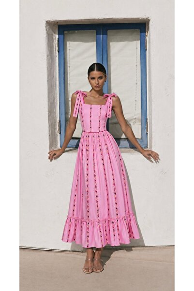 LAULEİ Maya Maxi Dress Pink