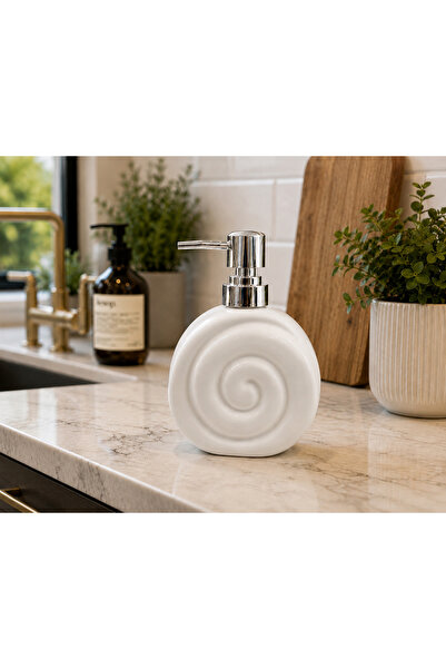 wishhome Sade ve şık tasarımıyla öne çıkan seramik sabunluk (350ml)