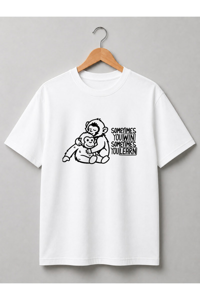 Grafftee Clothing Tunalya Premium Printed Unisex Cotton T-Shirt with Monkey D...