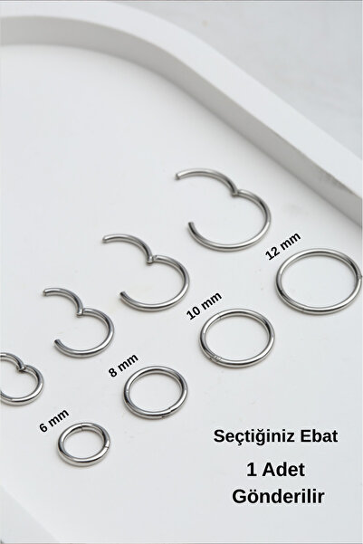 VLM AKSESUAR Cerrahi Çelik Tragus, Helix, Rook, Lobe, Septum Piercing
