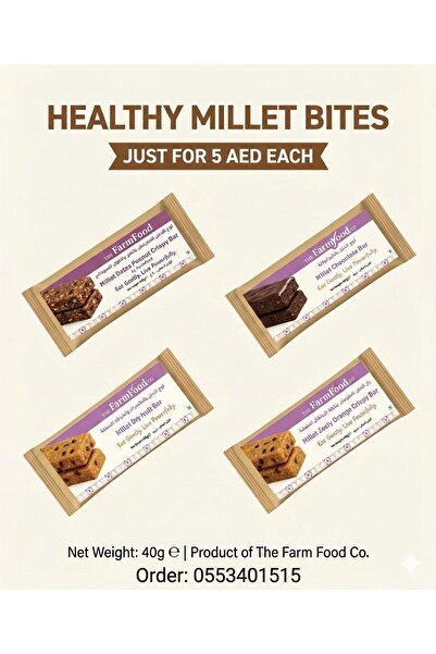 Marigold FarmFood Millet Protien Energy 6 bars (240 grams)
