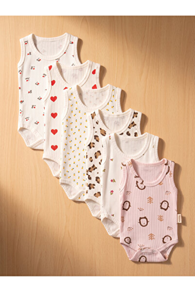 Noone 6-Piece Baby Badi Set - Cotton Pieces, Cute Teddy Bear, Animal Figures,...