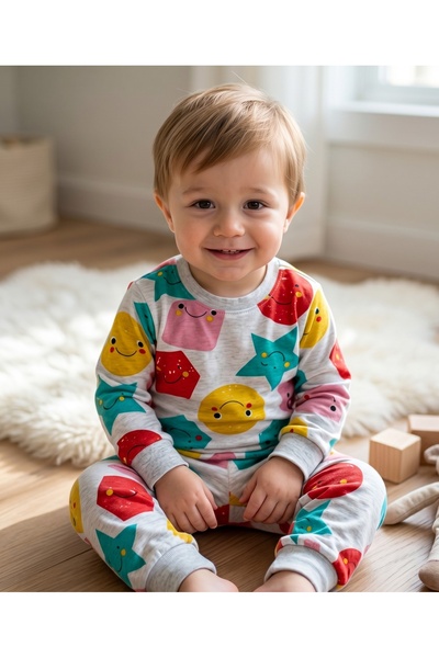 DNG TEKSTİL Erkek Çocuk Penye Pijama Takımı