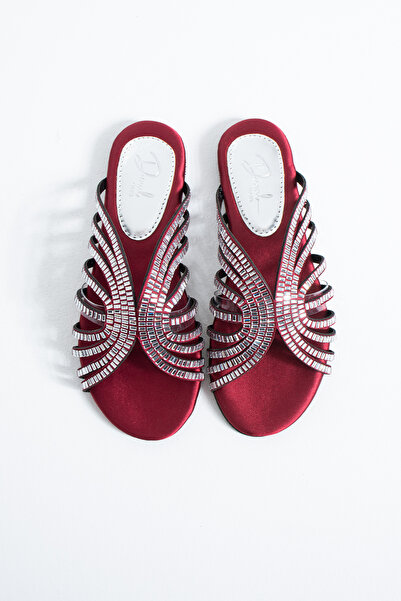 DUXAL SHOES Margaret Women's Crystal Sparkling Satin Slippers