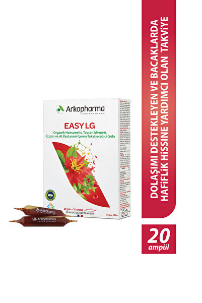 Arkopharma EASY LG - Organik Hamamelis, Tavşan Memesi, Üzüm ve At Kestanesi İ...