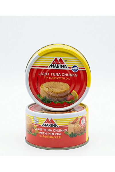 AL SHERESH FOOD Marina tuna light tuna chunks with piri in sunflower oil mari...