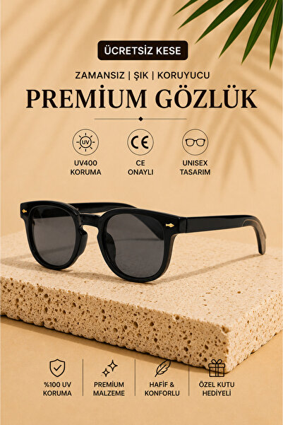 WATCHOFROYAL ROYAL EYEWEAR RE982 SİYAH GÜNEŞ GÖZLÜĞÜ