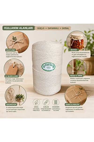 Fatih Ambalaj Ipi Çuval Ağzı Bağlama Ambalaj Ipliği Tütün Ipi Paketleme Ipi