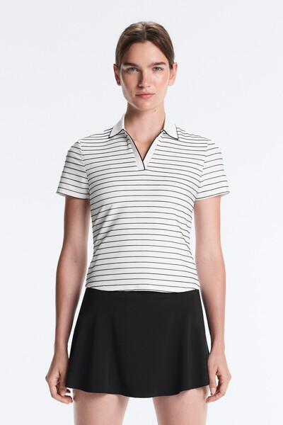 Oysho Comfortlux çizgili kısa kollu polo tişört