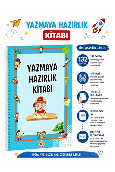 Serengeti YAZMAYA HAZIRLIK-ÇİZGİ ÇALIŞMALARI KİTABI ( ÖZEL EĞİTİM/REHABİLİTAS...