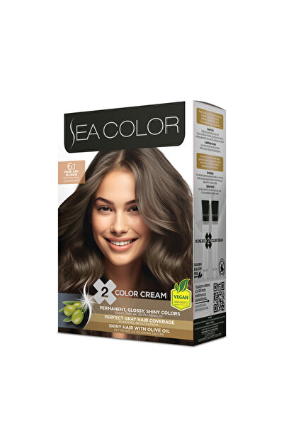 Sea Color Set Saç Boyası 6.1 Küllü Koyu Kumral