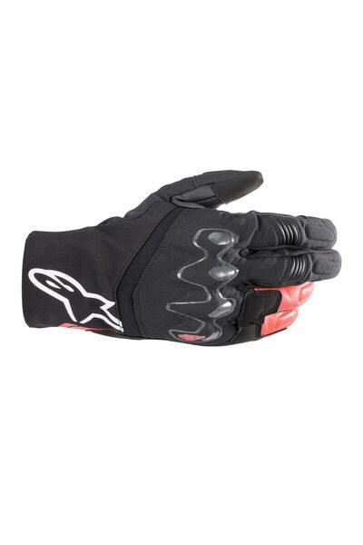 Alpinestars Hyde XT DS WP Korumalı Motosiklet Eldiveni Siyah Kırmızı