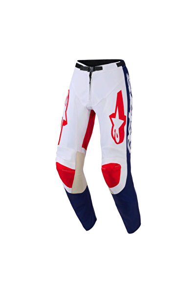 Alpinestars Racer Riway Off-Road Motosiklet Pantolonu Kırmızı Beyaz