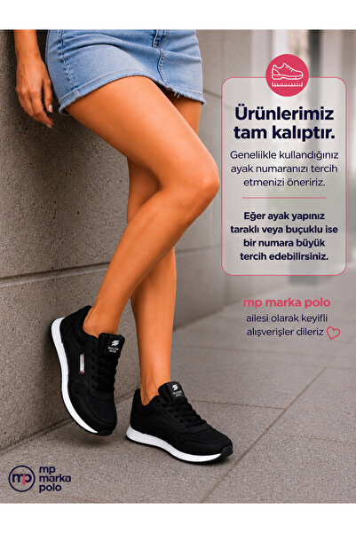 STAR STEP Unisex Black and White Lace-Up Daily Comfortable Casual Comfortable...