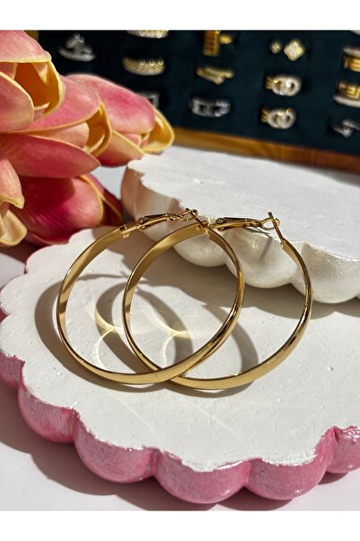 MODA Thick Hoop Earrings
