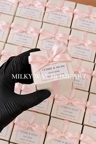 Milky Way Home Art Bubble Boy Mum Hediyelik Kutu | Nikah, Nişan, Söz ve Düğün...