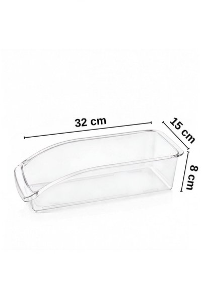 Piev Transparent Organizer for Refrigerator and Cabinet