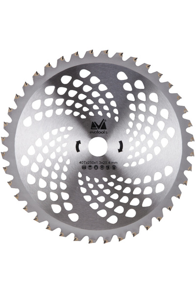 Evotools Lamă / disc pentru motocoasă cu șurub 250/25,4 mm 1,3 mm 40
