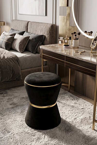 Zem Fine Black-gold Puf