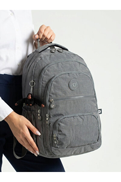Freedom Bag Trend Gray Luxury and Multi-Pocket Waterproof Crinkle School Bag,...