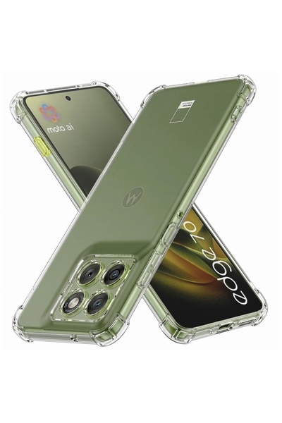 SKYDDAR INNOVATION Husă pentru Motorola Edge 70, silicon transparent rezisten...
