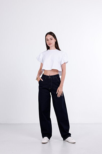 i8 Denim البنطال الواسع