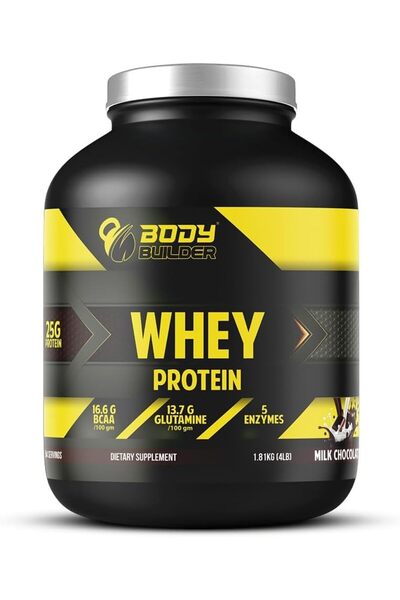 Body Builder 100% Whey Protein - 25g Protein, Lean Muscle Growth & Strenght, ...