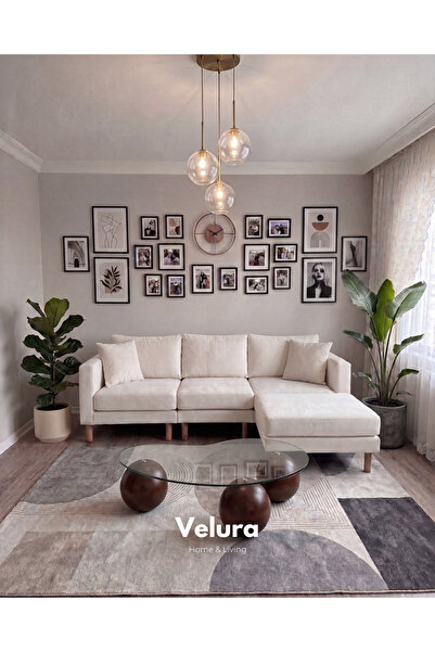 Velura Home & Living Armin Akıllı Köşe Koltuk Takımı & Modern Modüler Yataklı...