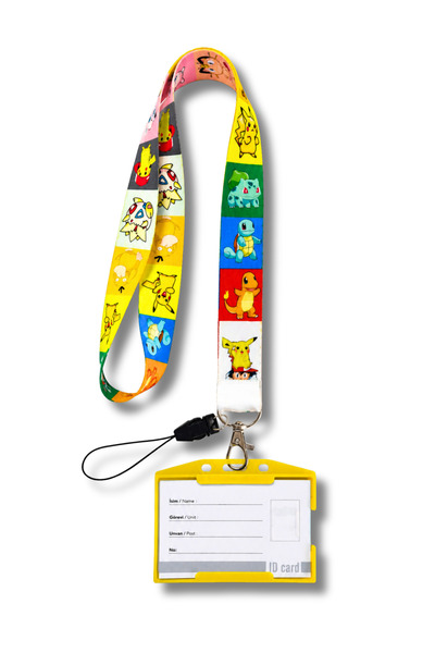 excarpin Pokemon Staff Neck Strap Lanyard Phone Strap Lanyard Card Holder
