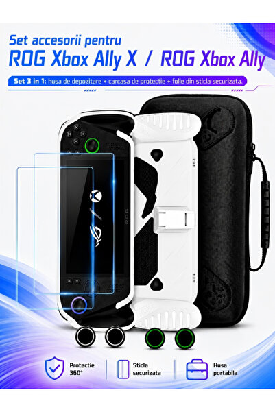 Excitat ROG Xbox Ally X / Set de accesorii ROG Xbox Ally, Excitat ® Protecție...