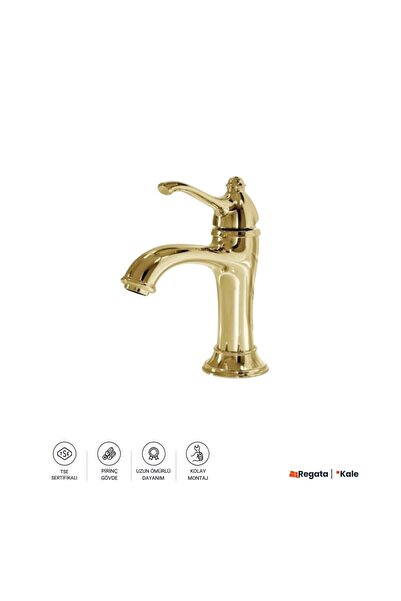 KALE Artdeco Altın Lavabo Bataryası