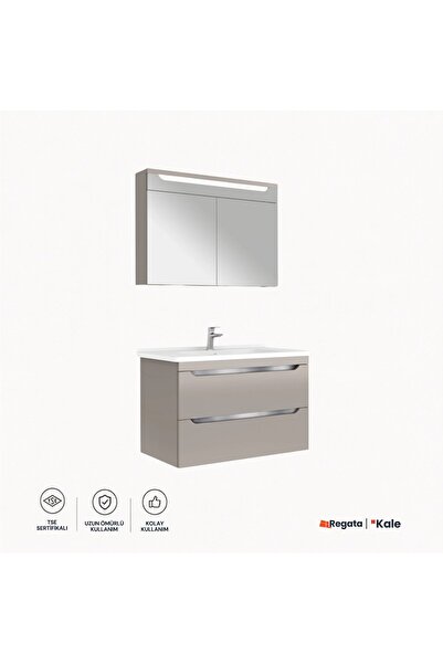 KALE Casilla 100 Cm Vizon Banyo Dolabı Takımı