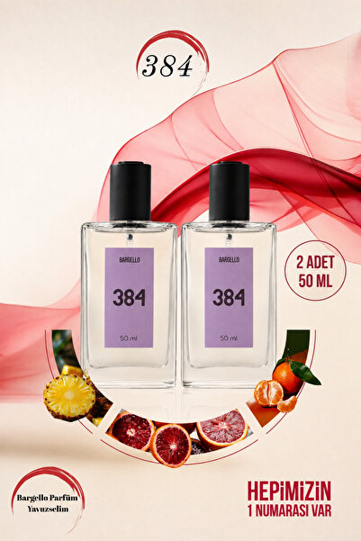 Bargello 384 Kadın 50 Ml Parfüm Edp Floral (2 Adet) BGY