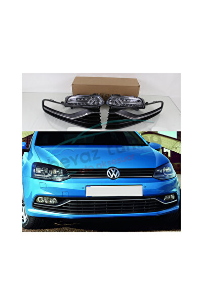 beyaztuning Volkswagen Polo 6C Sis Farı Lambası Çerçeveli Set OEM 2015-2017
