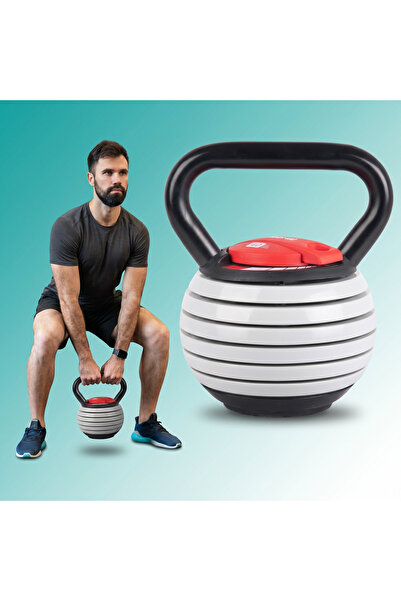 Mardil Kettlebell reglabil din fontă FIT-954 3.5-18.1 kg, pentru antrenament ...
