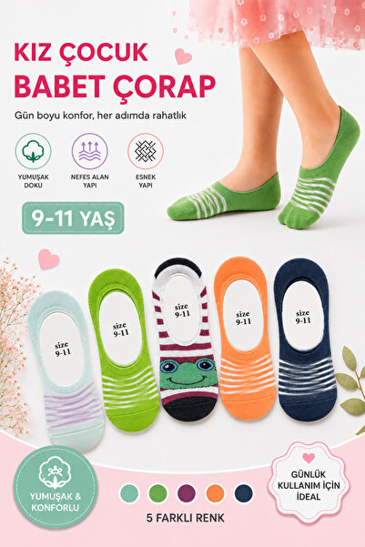Esinti 5 pari balerina čarapa za devojčice i dečake - šarene unisex letnje ta...