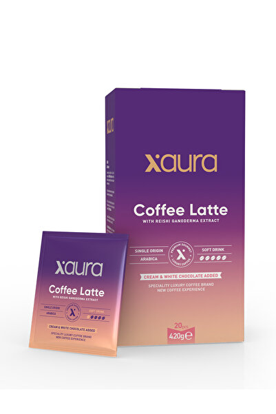 XAURA GLOBAL Coffee Latte (Reishi Ganoderma Özlü) 20 pcs 420 g