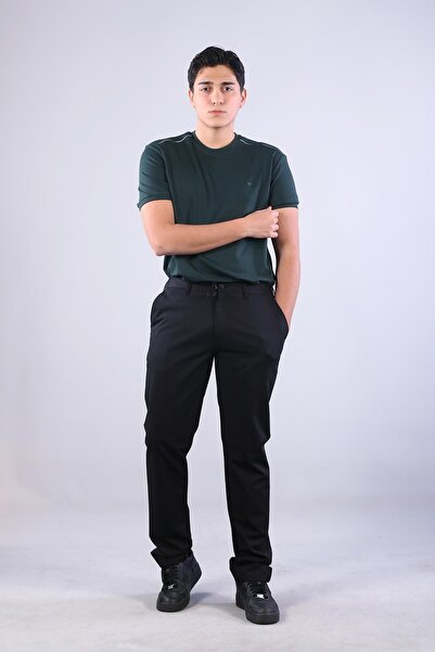 Mckanzie 9001 material elastic Pantaloni cu șnur în talie