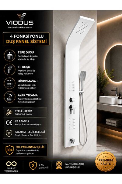 Viodus VİODUŞ DUŞ SİSTEMLERİ KUĞU BEYAZ