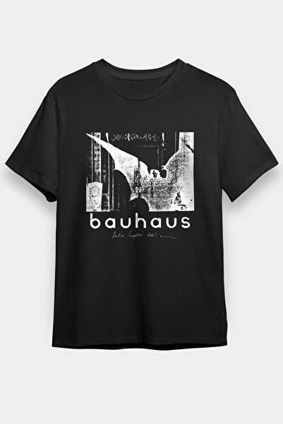 Adrift Bauhaus Štampano unisex crna majica - Ko Buta T55128