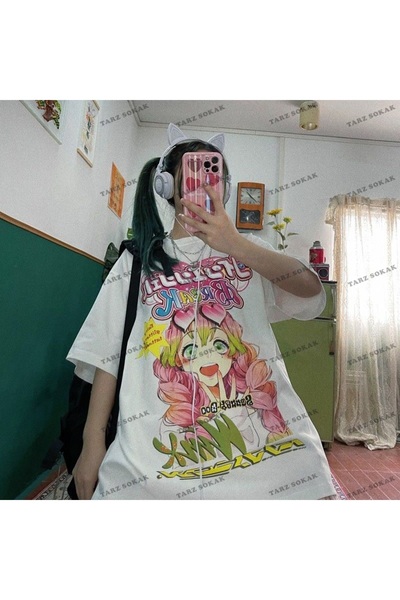 Adrift Y2K Unisex Harajuka Anime Retro Kawai Kuromi T-shirt Kod  Rertr Tarzso...