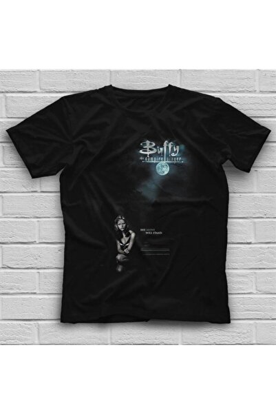 Adrift Tricou negru unisex Buffy The Vampire Slayer