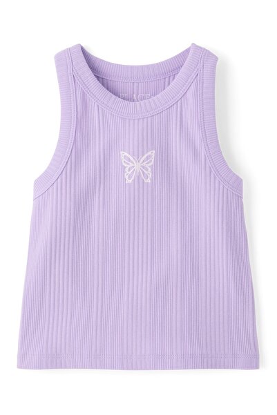 The Children's Place Girls Graphic Ribbed Tank Top