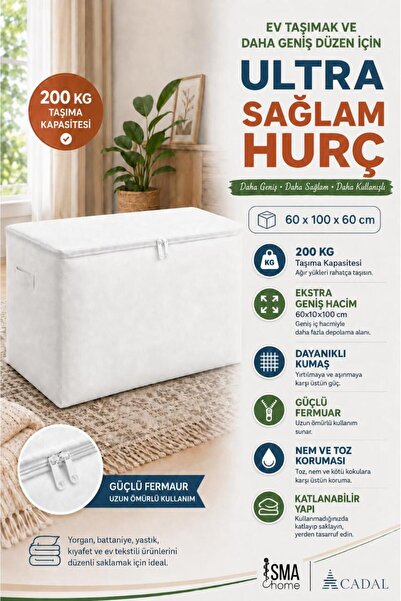 A Cadal Maksimum Taşıma Kapasiteli Ömürlük Yorgan Döşek Hurcu 200 KG Taşıyabilir