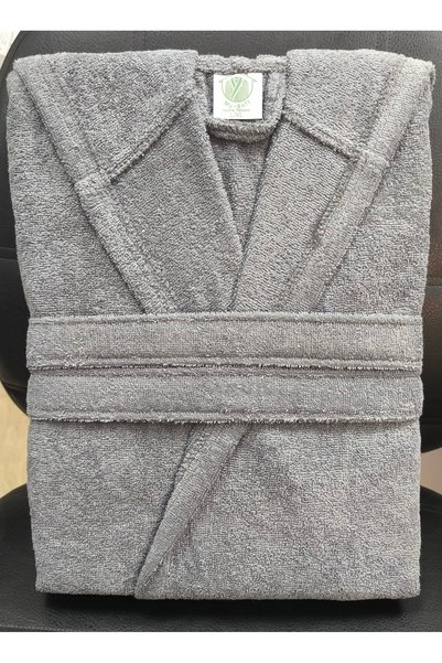 MYSOFTHOME Bathrobe with Curly Hood, 100% Cotton, Ultra Soft Textured