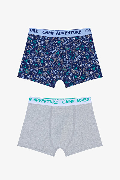 Penti Erkek Çocuk Camping Çok Renkli 2li Boxer