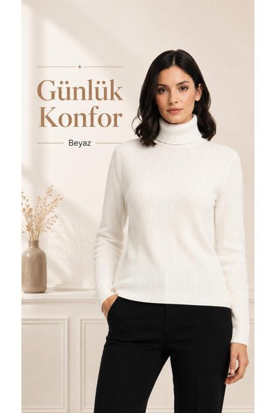 art of dress Thick Sweater 3-Piece Ready Pack Transitional Savior Piece Cotton Turtleneck Slimfit