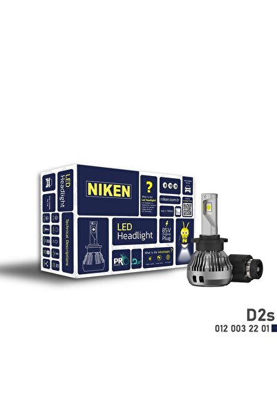 Niken D2s led xenon far aydınlatma seti şimşek etkili pro 7500lm 2 adet