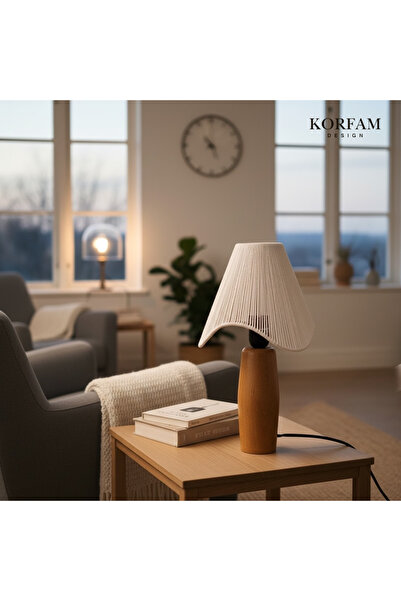 KorFam عاكس الضوء المموج - عاكس ضوء ريفي مصنوع يدويًا من الخوص الأبيض على شكل...