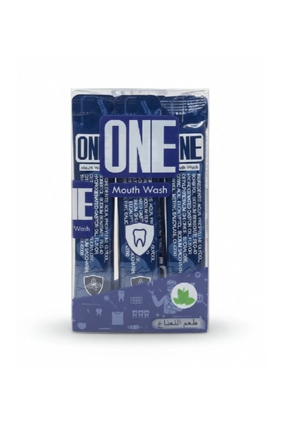 One Mouth Wash One Mint-Flavored Mouthwash Strips (20 x 12 ml)